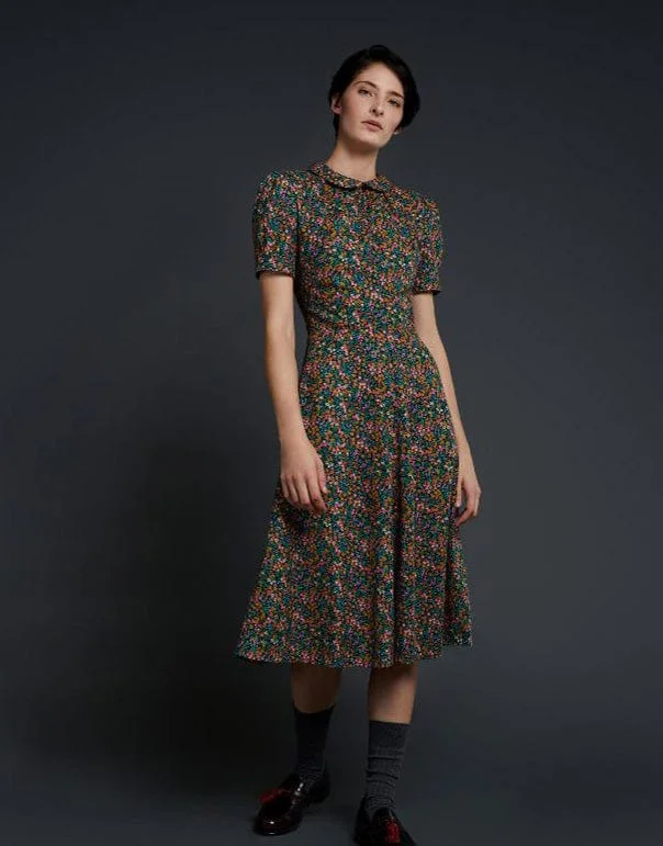 Bella Tea Dress Sewing Pattern, Liberty Fabrics