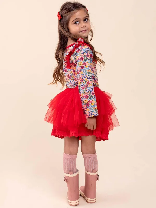 Lou Lou Pink Forest Flower Dress