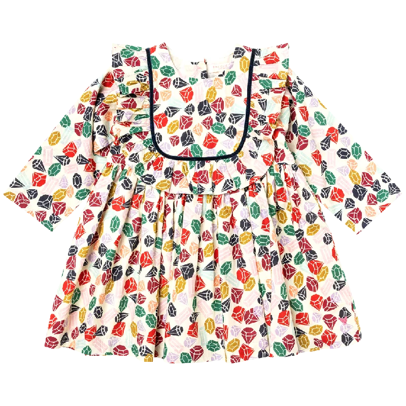 Girls Michaela Dress - Gemstones