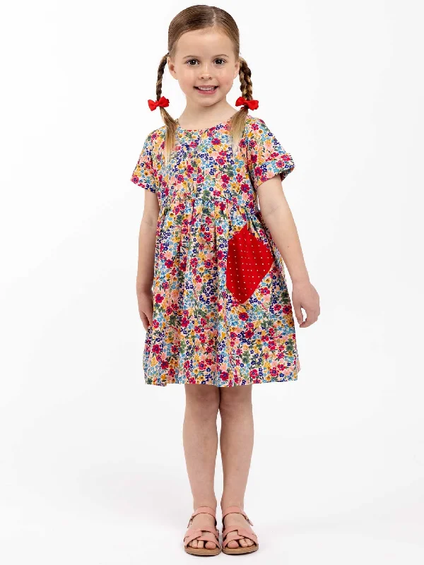 Hannah Pink Forest Flower Dress