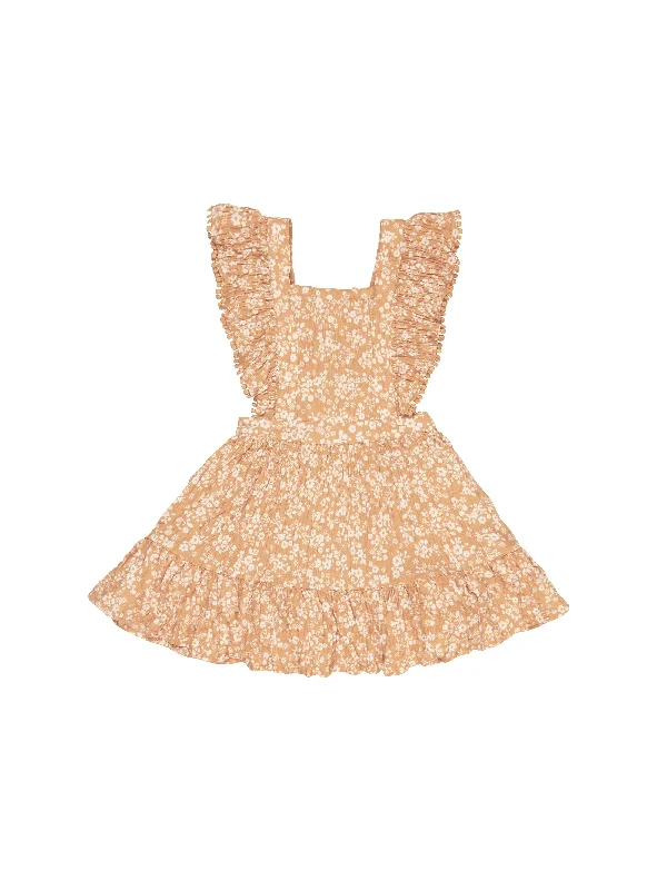 Huxbaby Floral Warm Glow Dress (Warm Glow)