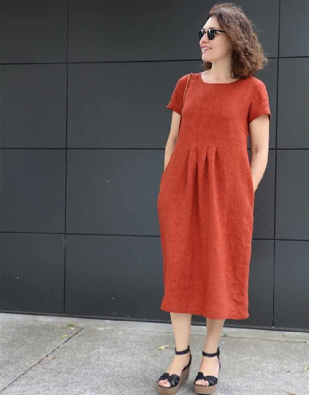 Milenda Dress Sewing Pattern, Tessuti