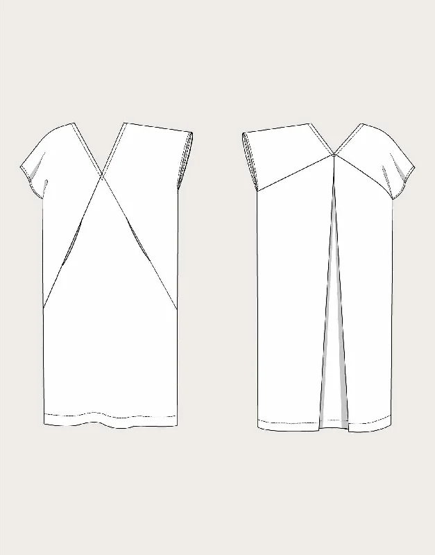 Minimalist Kaftan Dress Sewing Pattern, The Assembly Line