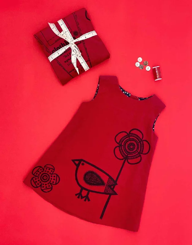Red Birdie Clothkits® Shift Dress Children's Dressmaking Kit
