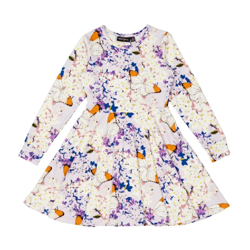 RYK Lilac Florals Waisted Dress