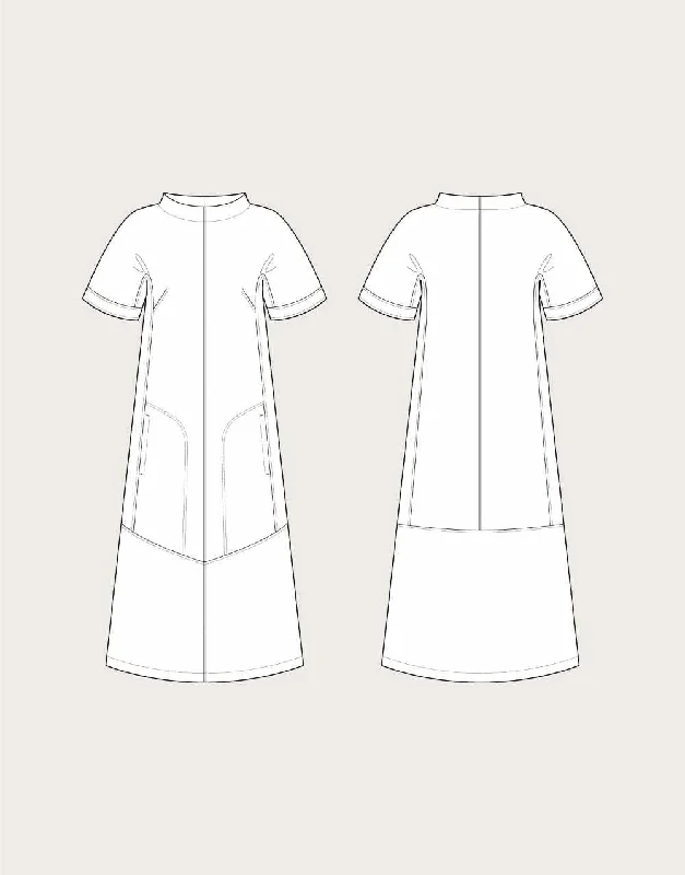 Cap Sleeve Dress Sewing Pattern, The Assembly Line