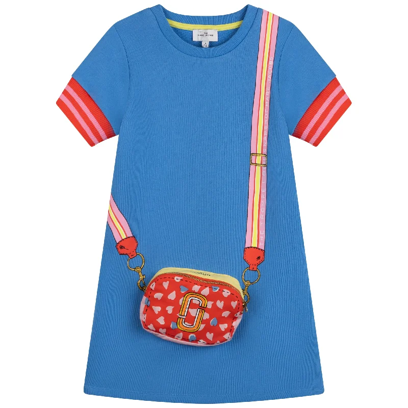 The Marc Jacobs Girls Short Sleeve Snapshot Dress