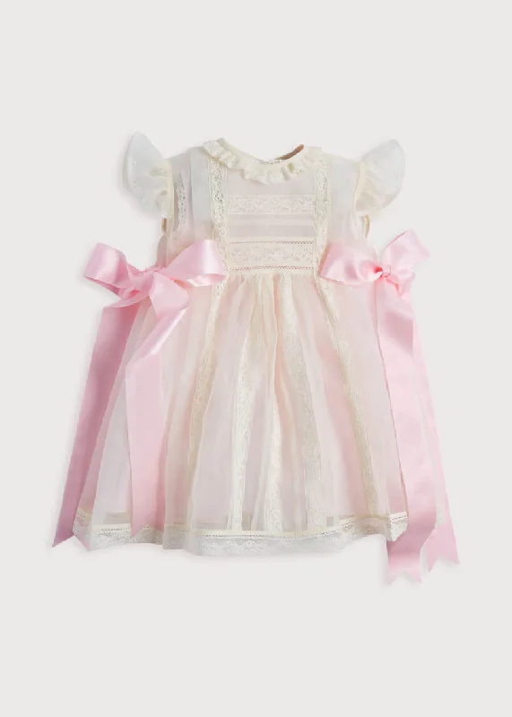 Traditional Light Pink Christening Gown (3mths-2yrs)